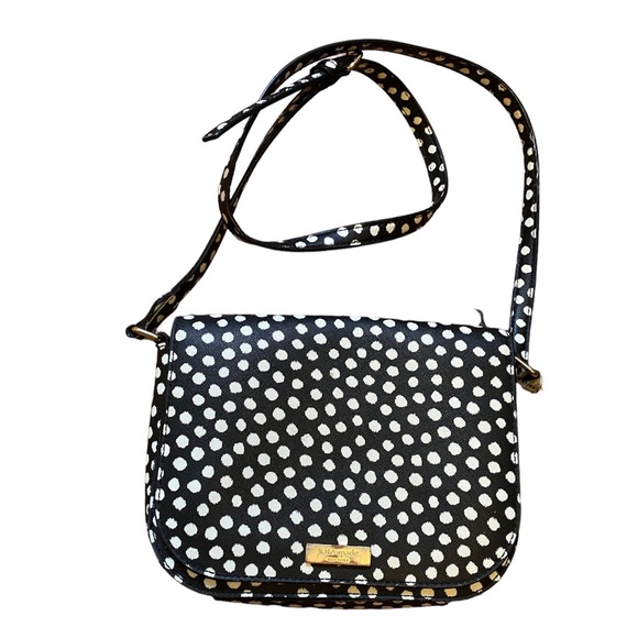 kate spade Bags Kate Spade New York Black White Dot Laurel Way